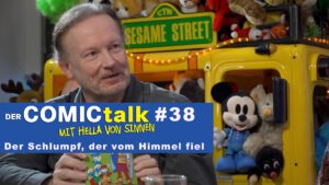 Read more about the article Der Schlumpf, der vom Himmel fiel bei DER COMICtalk 38